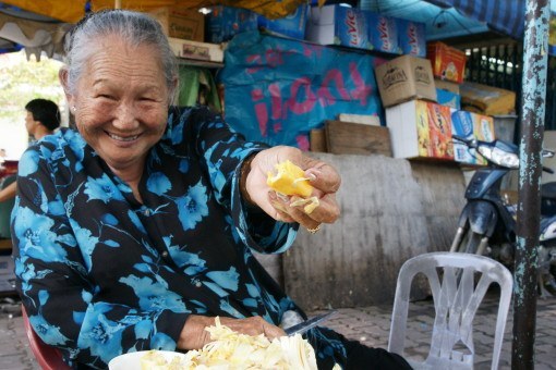 Saigon fruit seller