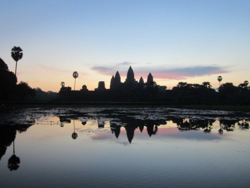 Angkor at sunrise