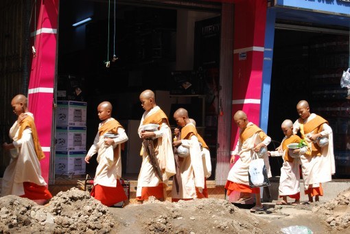 Novice monks in Burma - InsideBurma Tours