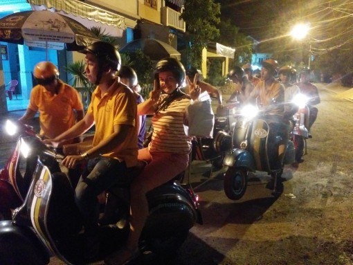 Yours truly enjoying my Vespa tour! (photo: Vespa Adventures)