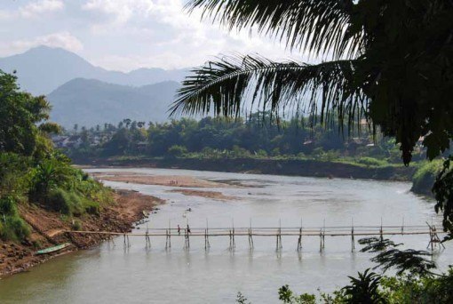 View over the Nam Ou River in northern Laos