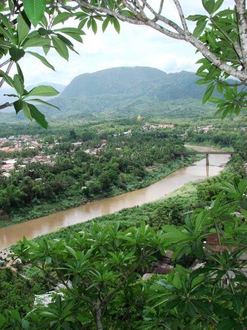 The view over Luang Prabang