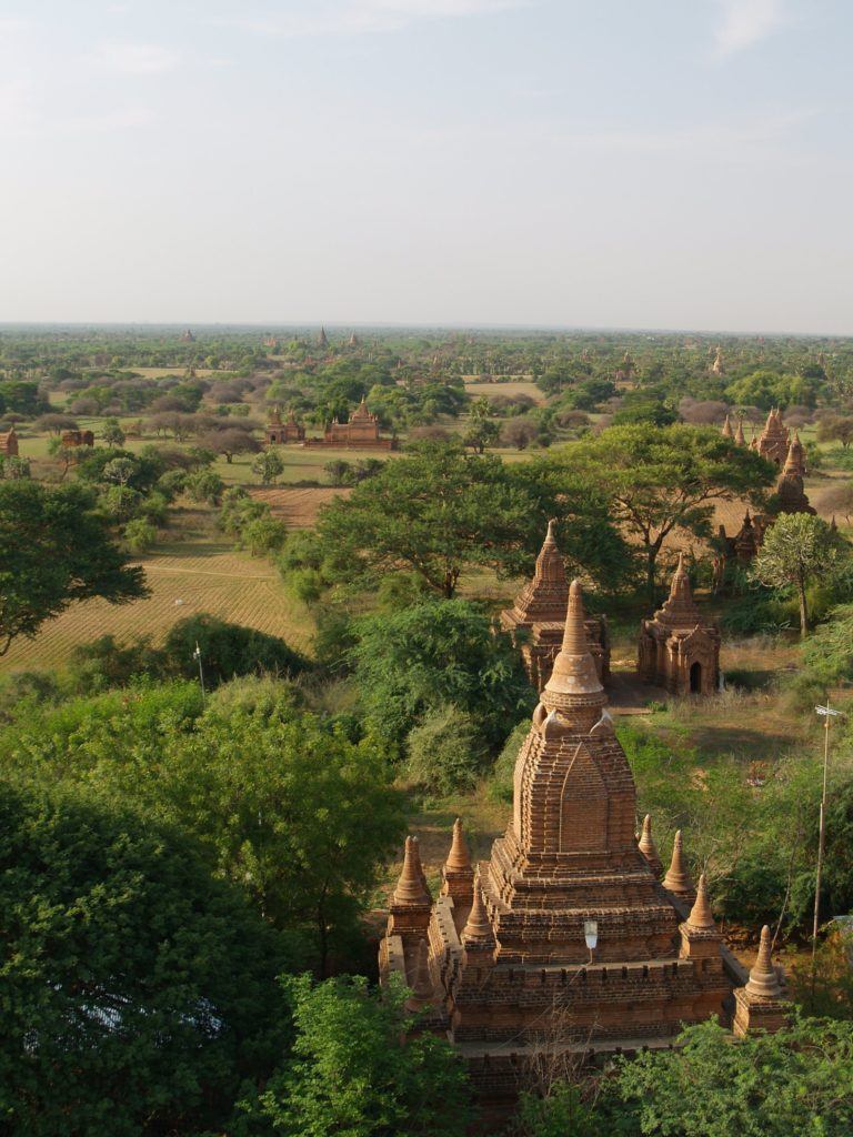 View of the plains over Bagan InsideBurma Tours