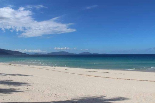 Vietnam's beach resorts are leading efforts to clean up the country's wonderful beaches. This is a beach in Nha Trang after clean-up efforts instigated by the area's new Fusion resort.