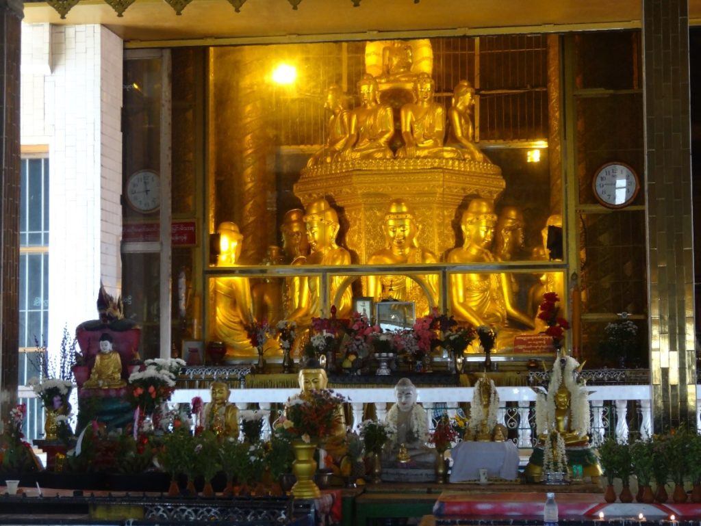 Inside the pagoda