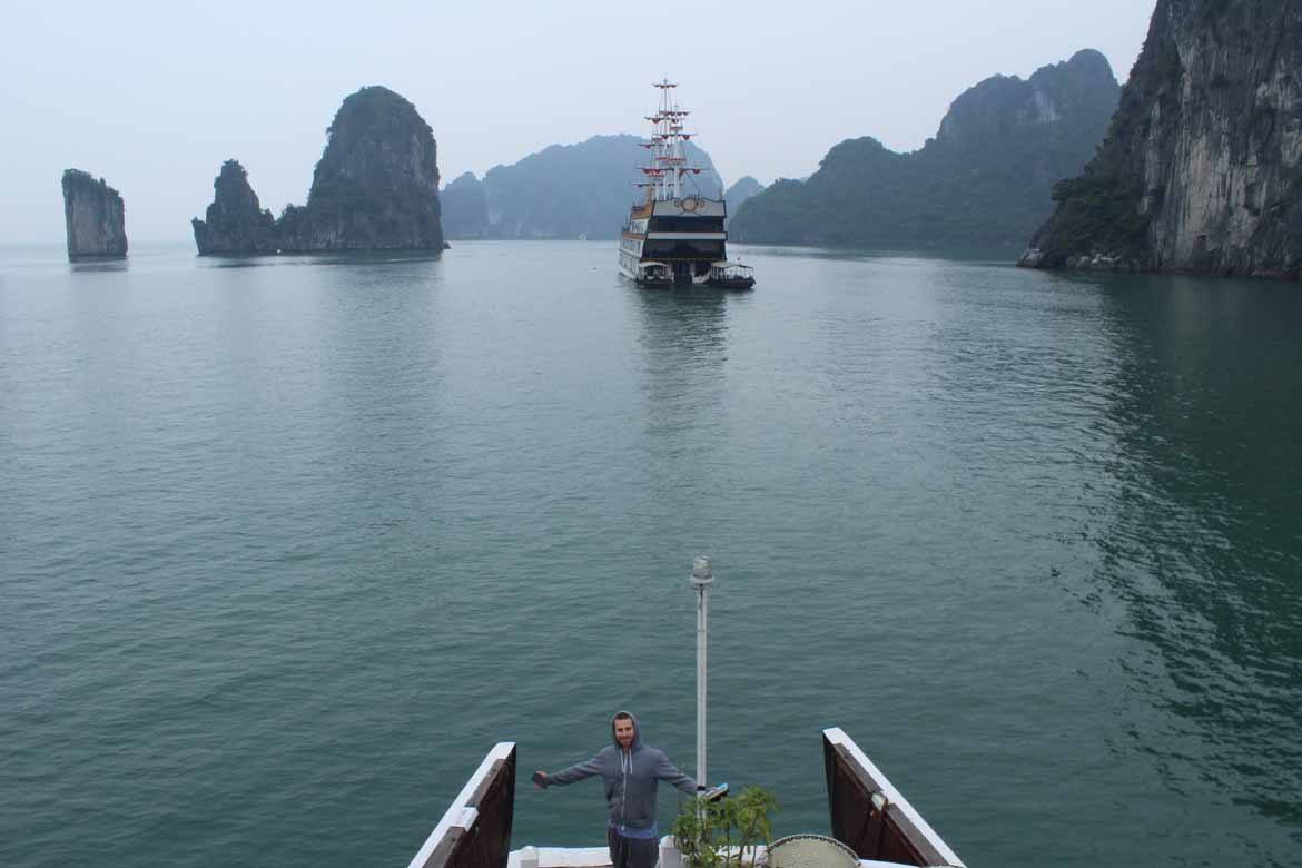 Boats on Halong Bay