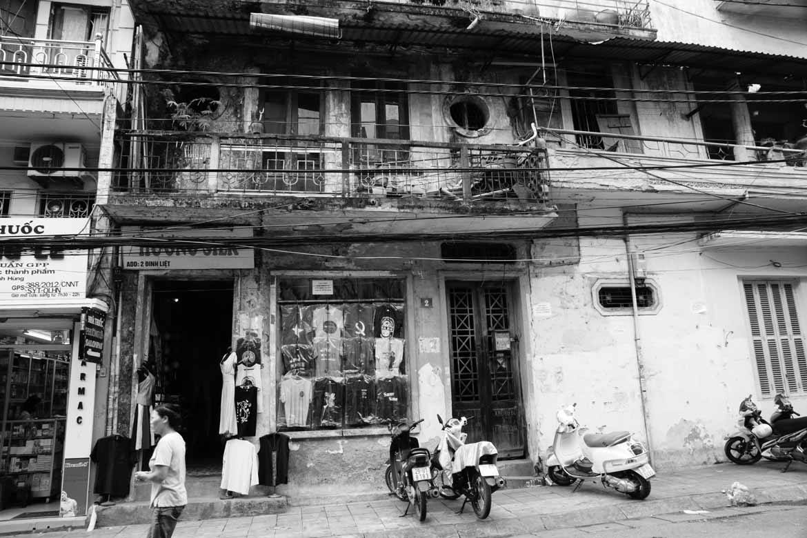 The old quarter's historic buildings are a relic of its interesting past