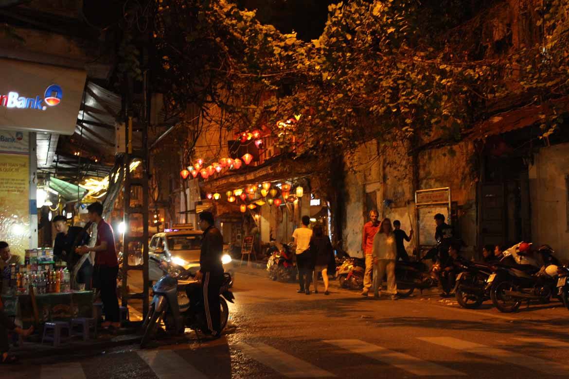 The old quarter comes alive after dark