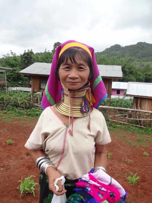 A Kayan woman in Panpet Village
