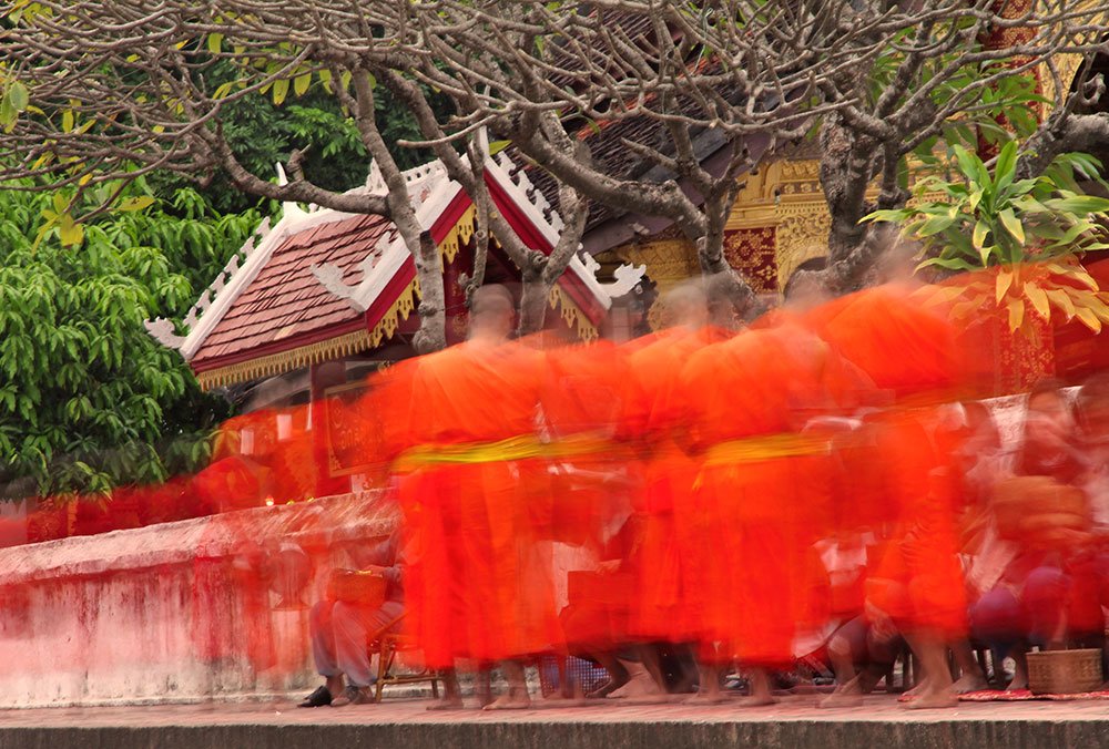 Travel Photography Competition - Collecting alms in Luang Prabang, Laos